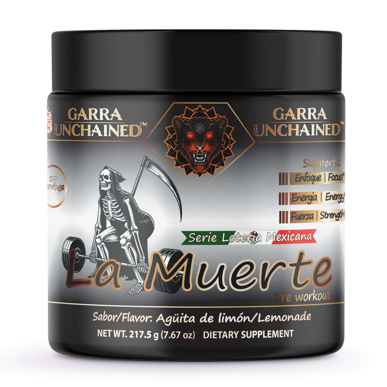 La Muerte Pre-Workout | Lemonade- Agüita de Limón
