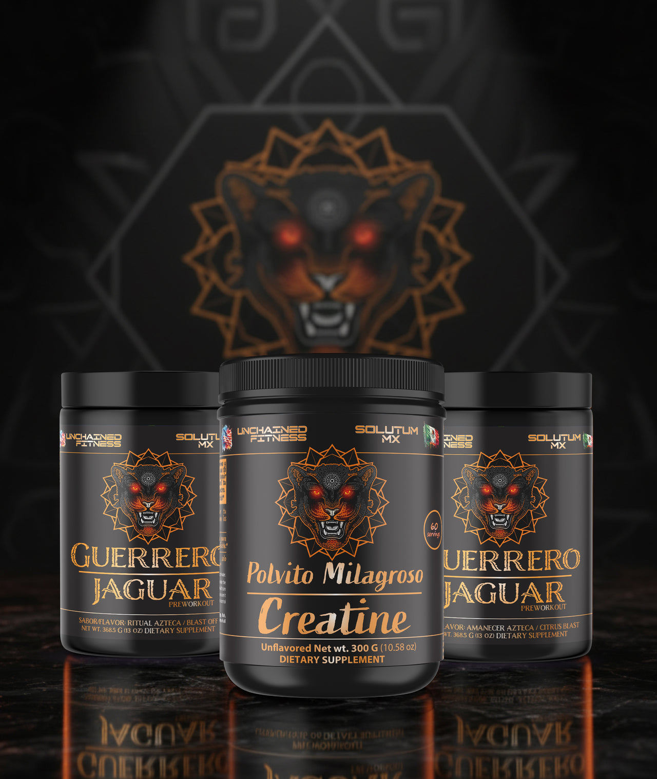 Fuerza Azteca | Guerrero Jaguar Amanecer Azteca x Ritual Azteca x Polvito Milagroso