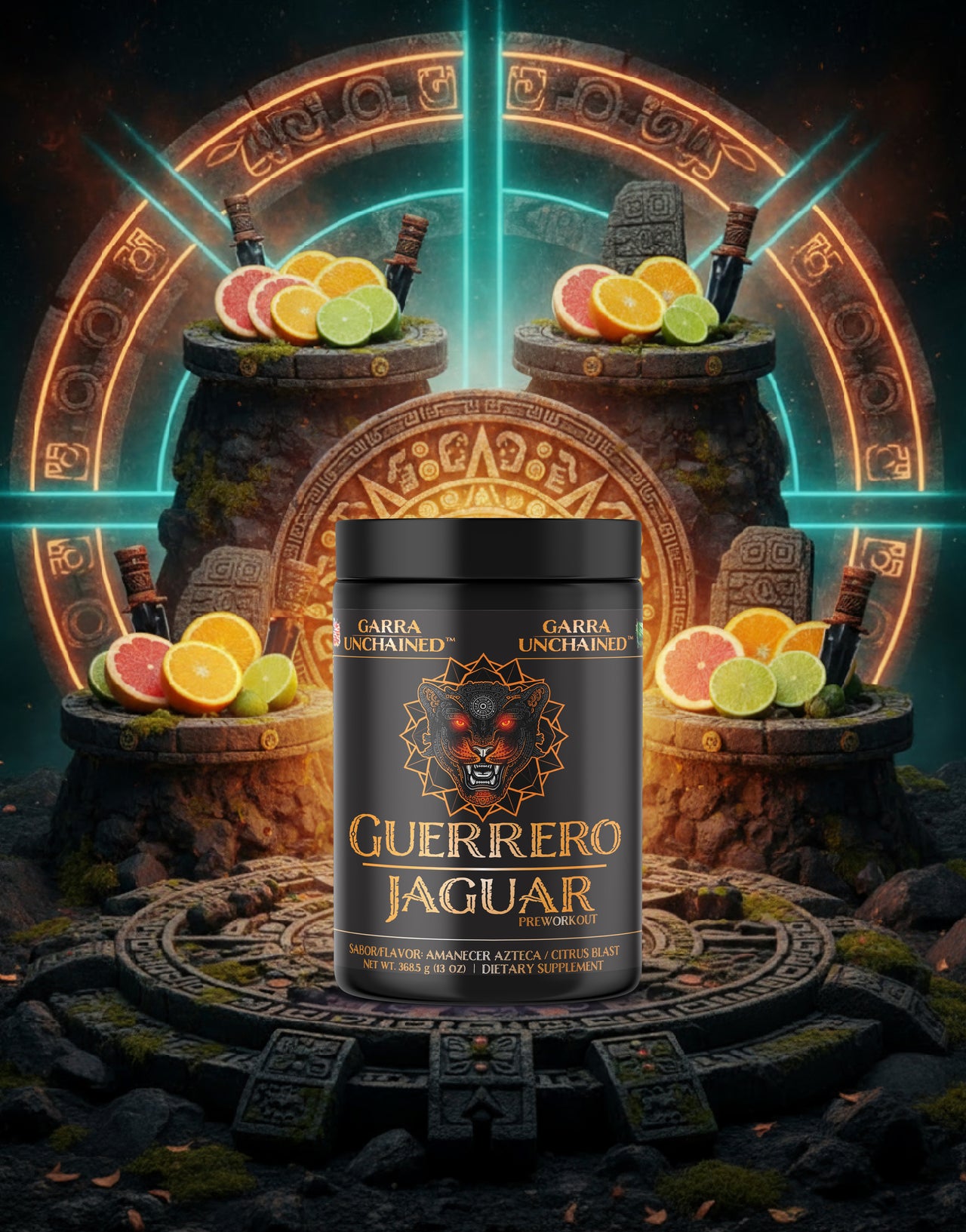 Guerrero Jaguar Pre-Workout | Citrus Blast - Amanecer Azteca