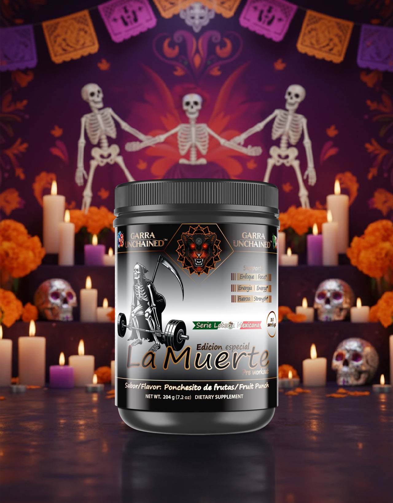 La Muerte Pre-Workout | Fruit Punch - Ponchecito de Frutas