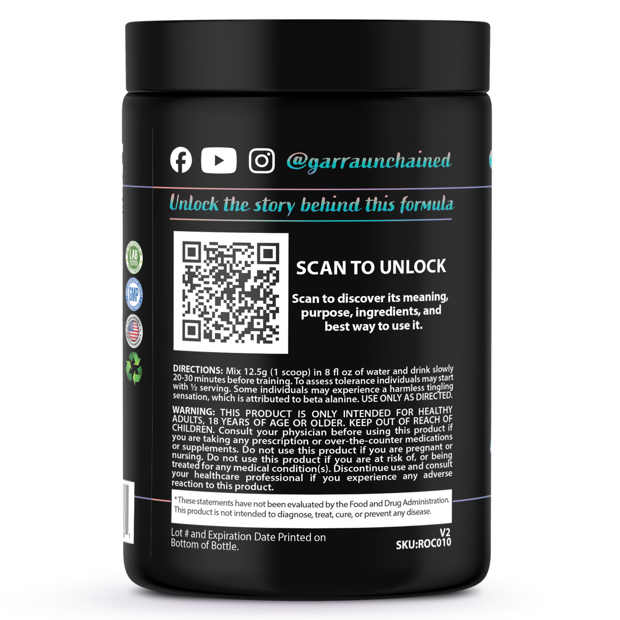 La Dama Non-Stim Pre-Workout | Cherry