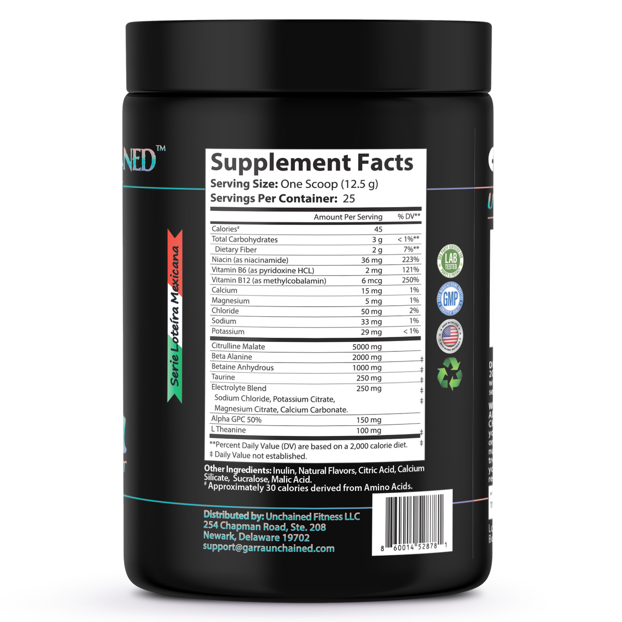 La Dama Non-Stim Pre-Workout | Cherry
