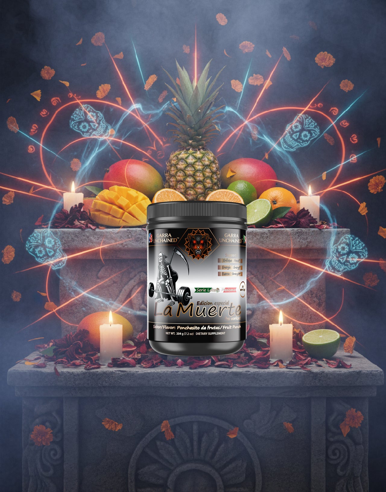 La Muerte Pre-Workout | Fruit Punch - Ponchecito de Frutas