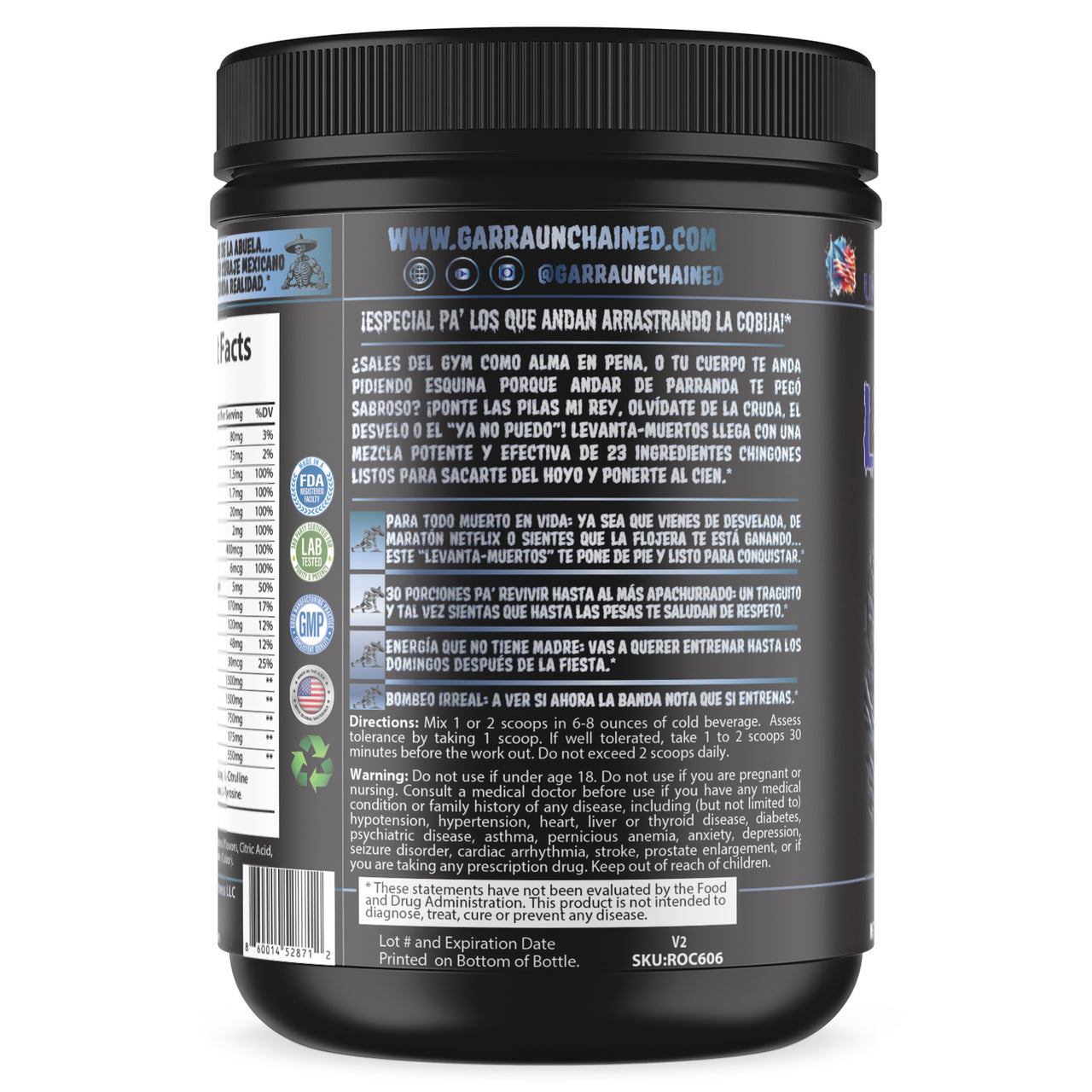Levanta-Muertos Pre-Workout | watermelon - Sandia Ofrendas del Más Allá