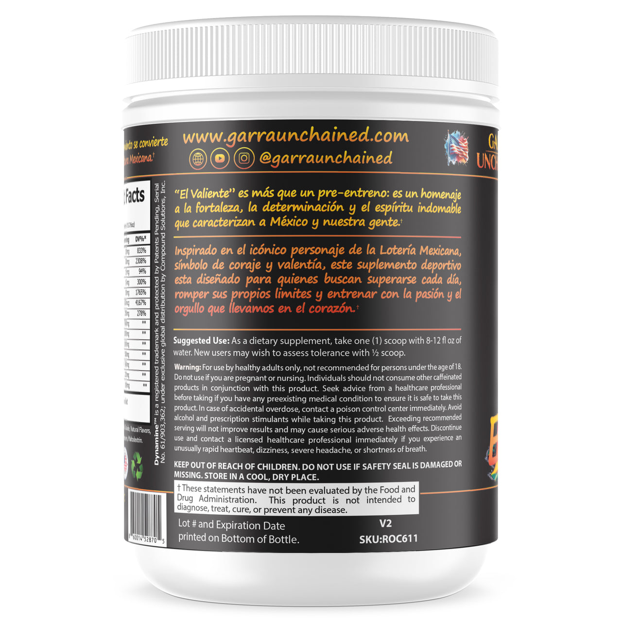 El Valiente Pre-Workout | Tropical Fury-Furia Tropical