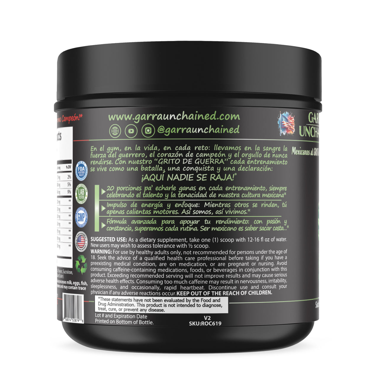 Grito de Guerra Pre-Workout | Grape - Uva Revolución