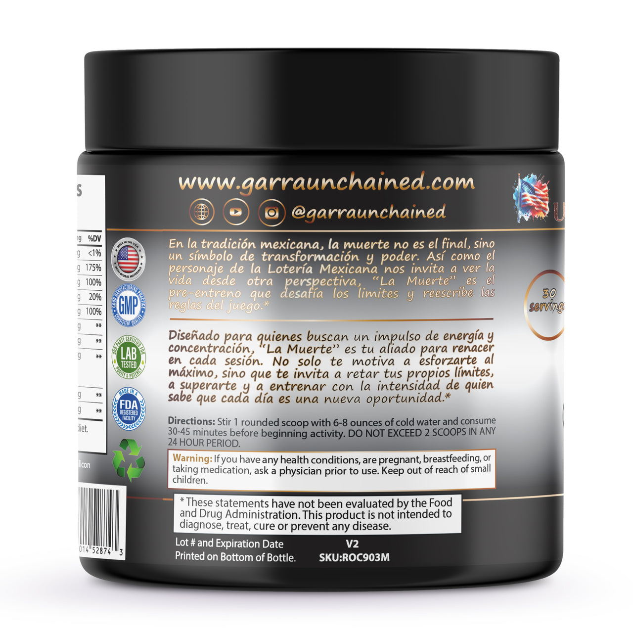 La Muerte Pre-Workout | Lemonade- Agüita de Limón