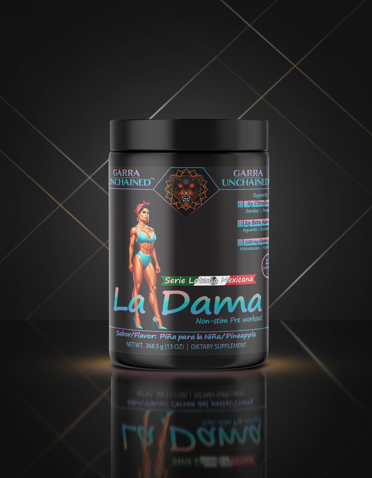 La Dama Non-Stim Pre-Workout | Pineapple-Piña para la Niña