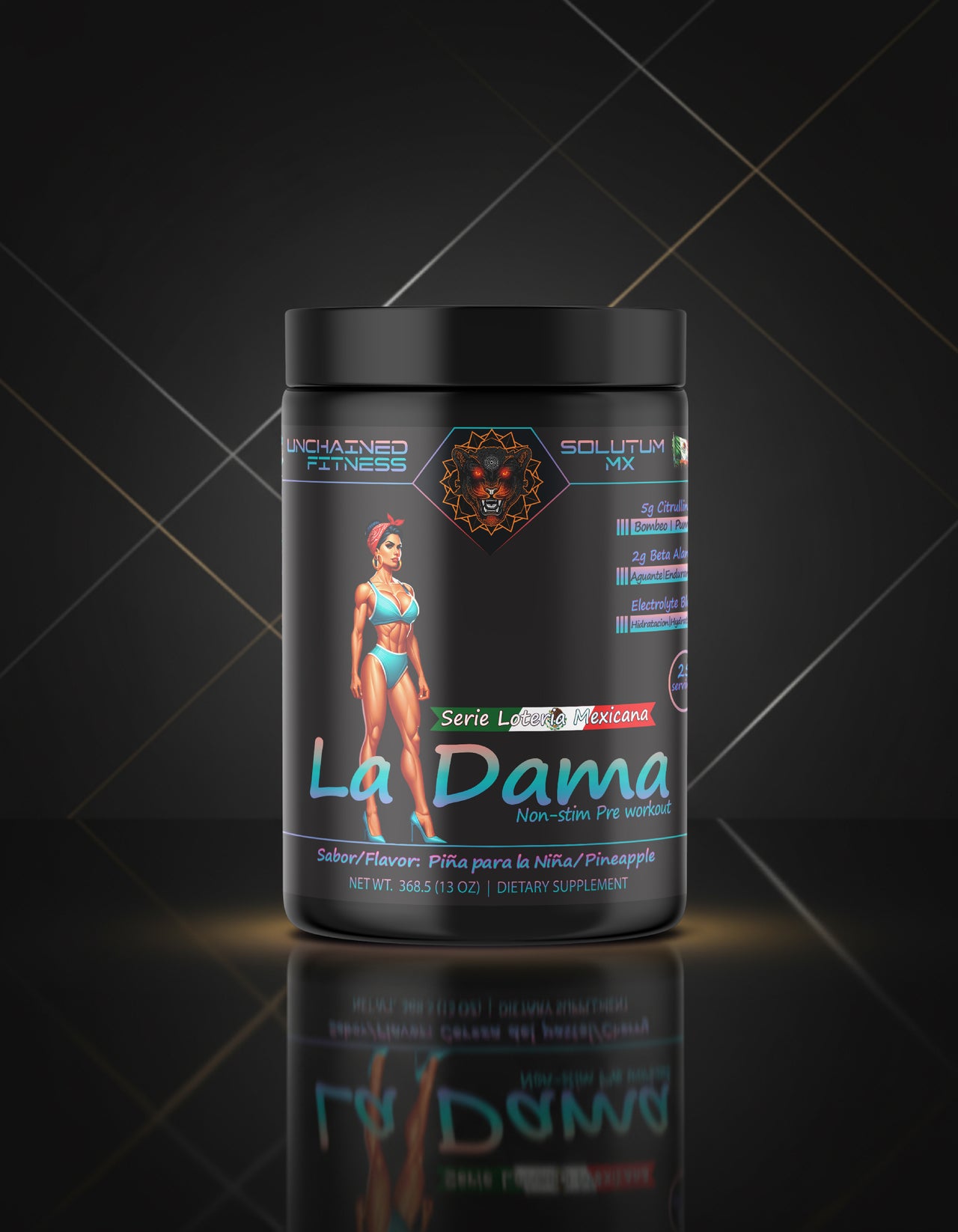 La Dama Non-Stim Pre-Workout | Pineapple-Piña para la Niña