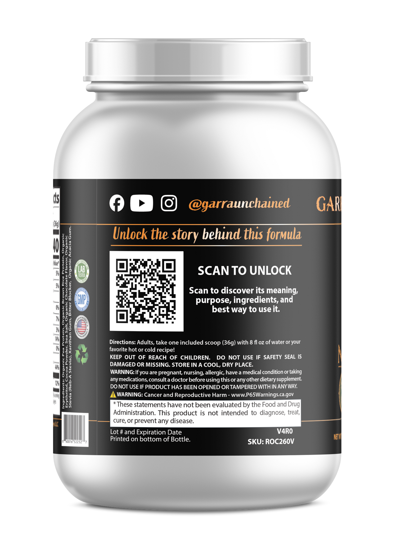 Nacayotl Xinachtli Plant Protein | Rich Chocolate