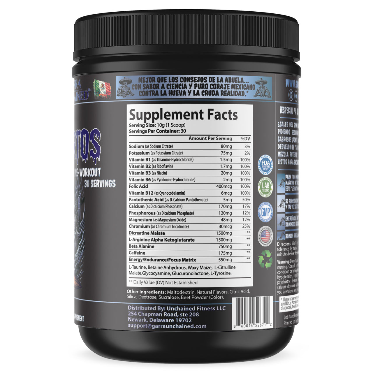 Levanta-Muertos Pre-Workout | watermelon - Sandia Ofrendas del Más Allá