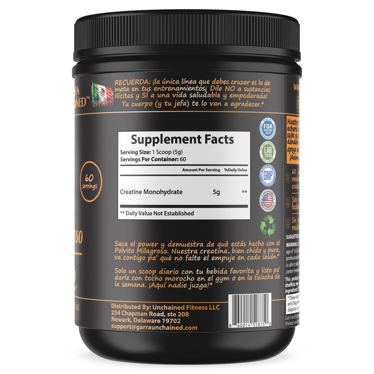 Polvito Milagroso Creatine | Pure Creatine Monohydrate