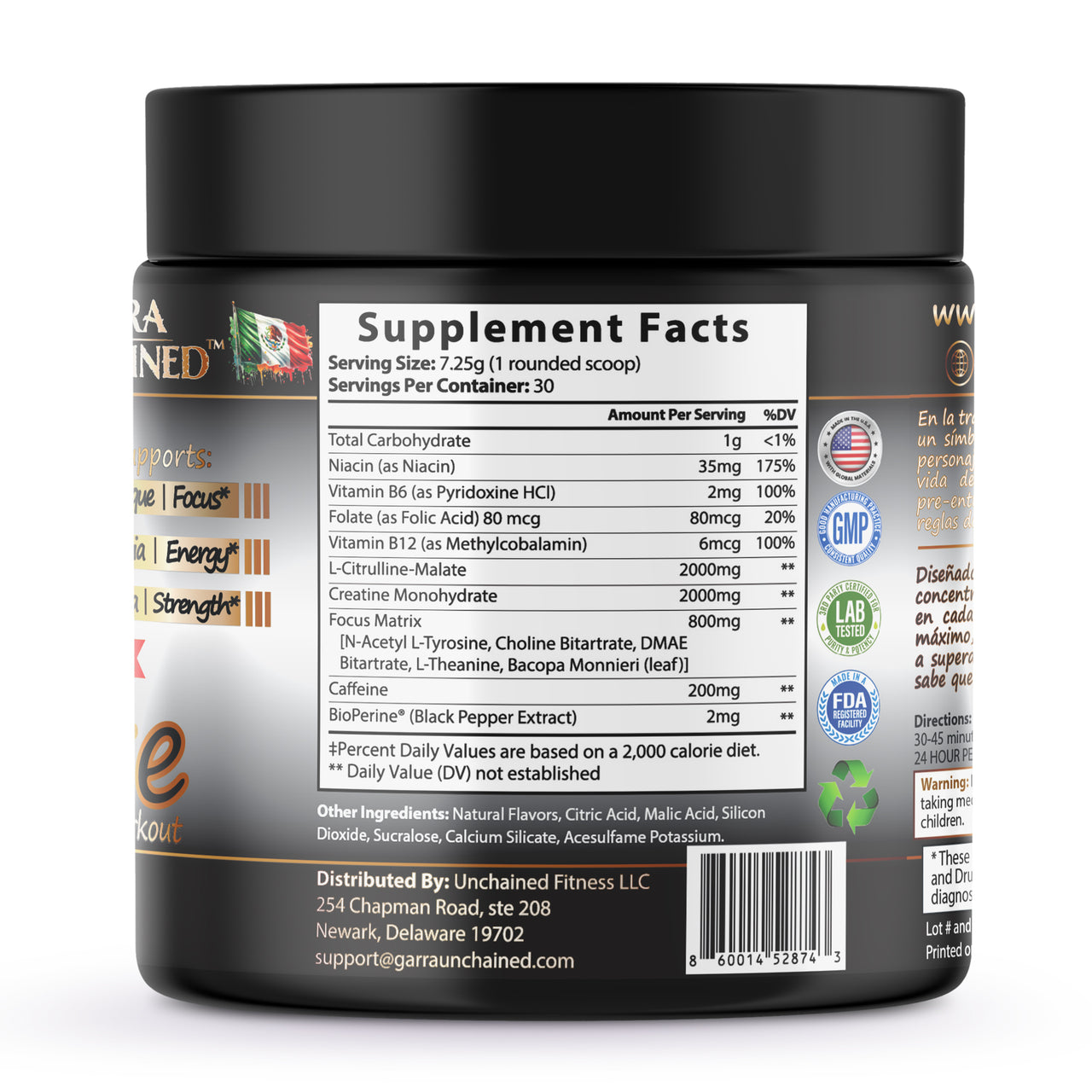 La Muerte Pre-Workout | Lemonade- Agüita de Limón