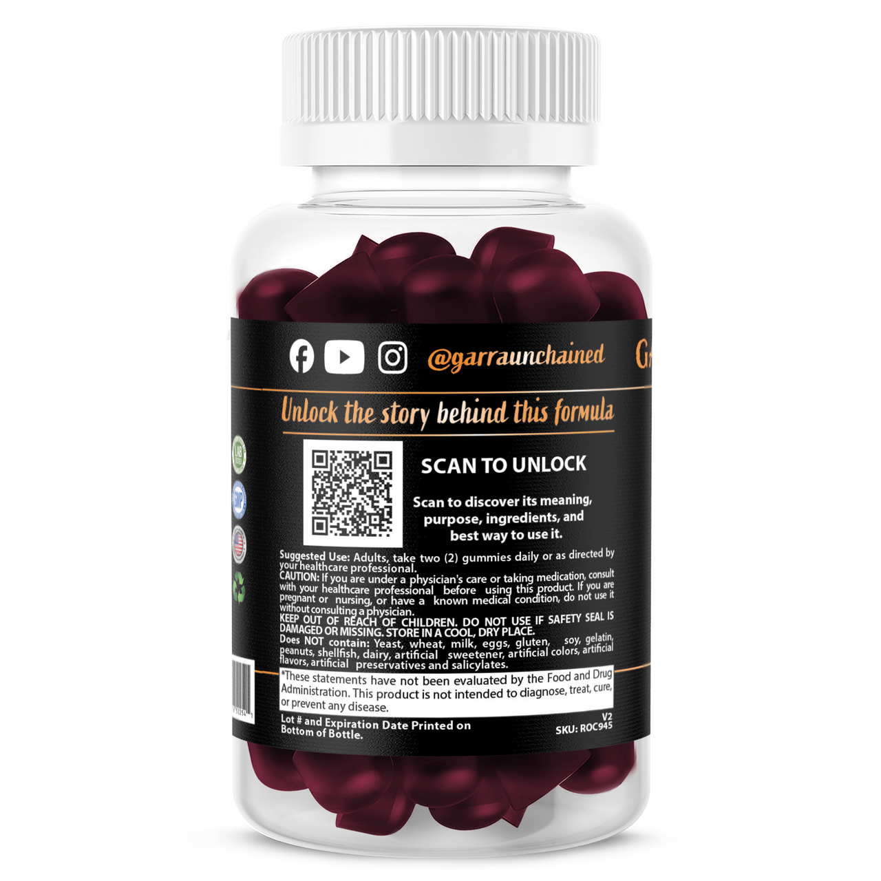 Tepeyollotl Shilajit + Ashwagandha | 60 Gomitas