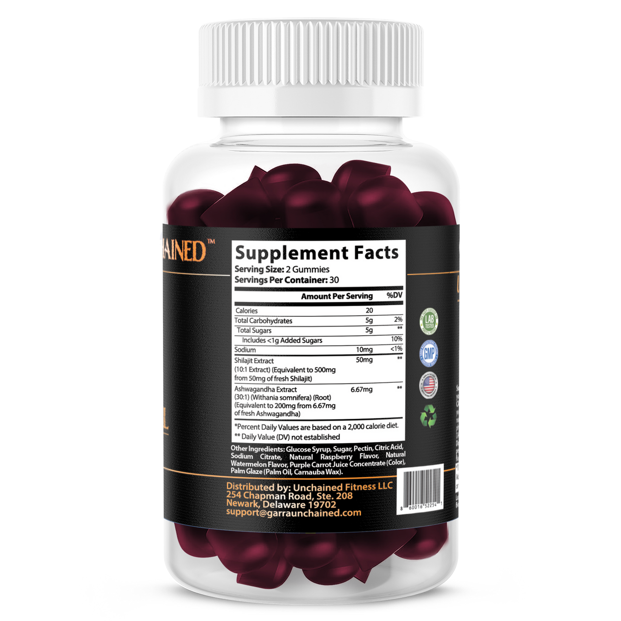 Tepeyollotl Shilajit + Ashwagandha | 60 Gomitas