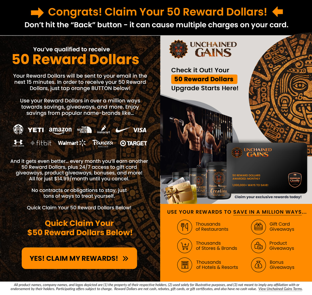Unchained Gains Rewards