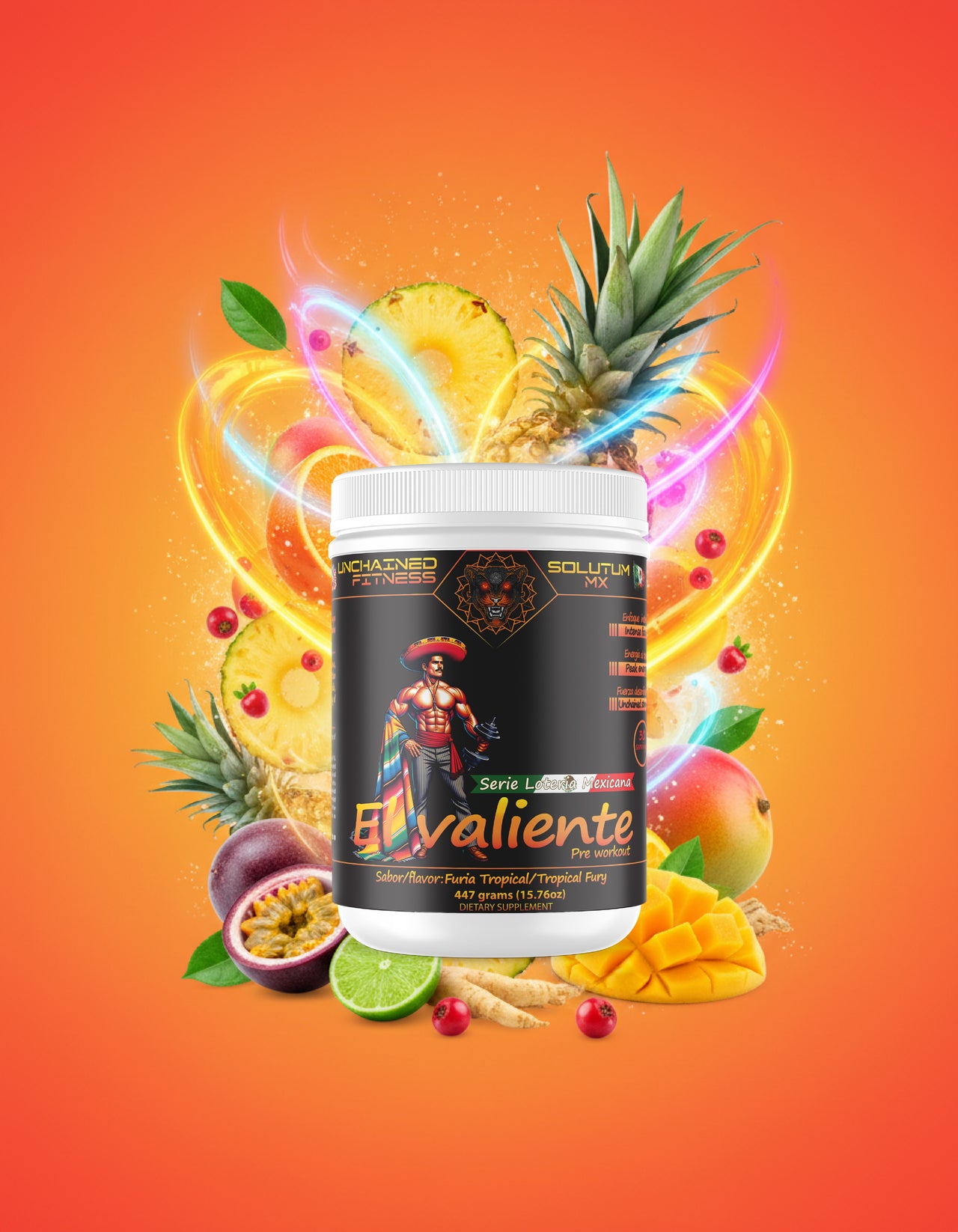 El Valiente Pre-Workout | Tropical Fury-Furia Tropical