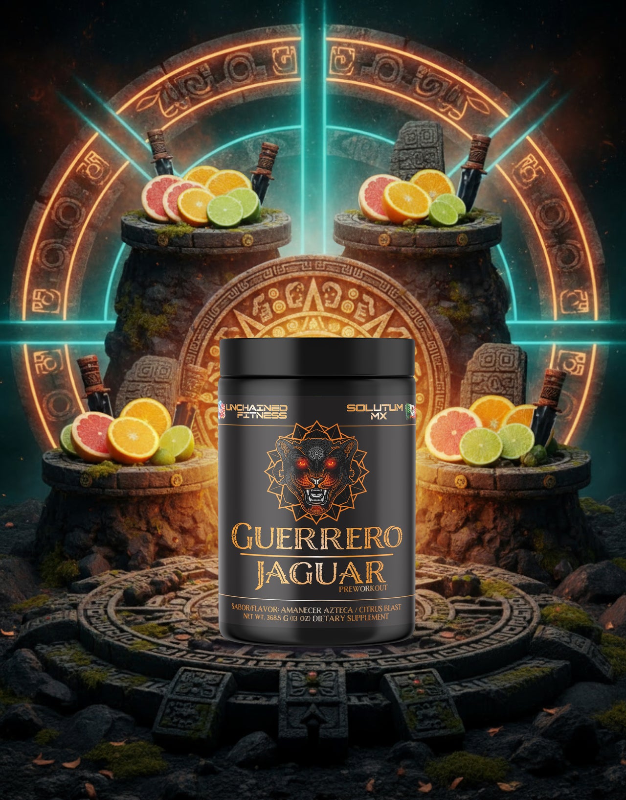 Guerrero Jaguar Pre-Workout | Citrus Blast - Amanecer Azteca