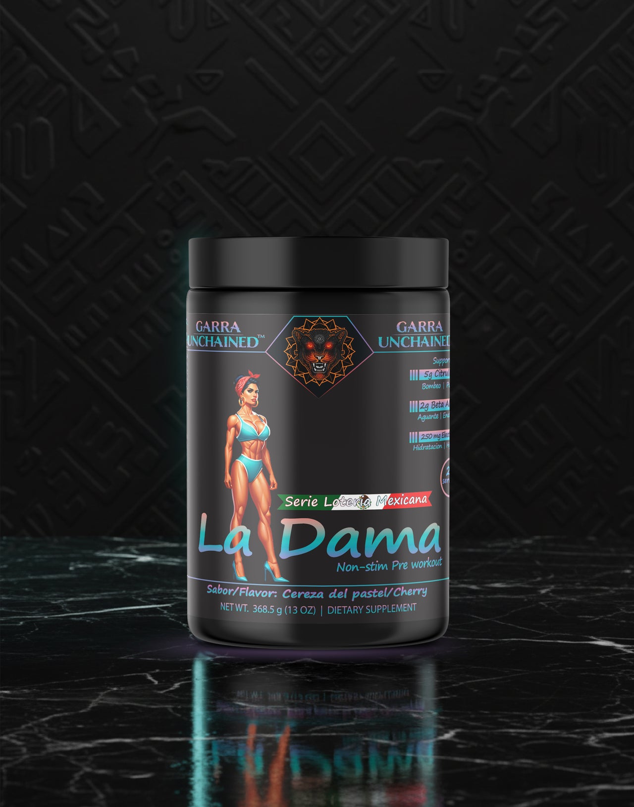 La Dama Non-Stim Pre-Workout | Cherry - Cereza del Pastel