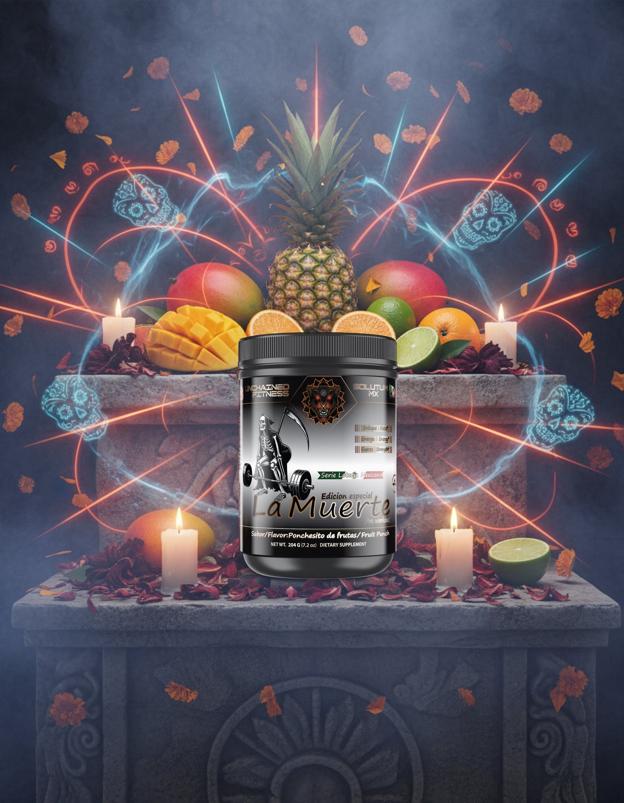 La Muerte Pre-Workout | Fruit Punch - Ponchecito de Frutas