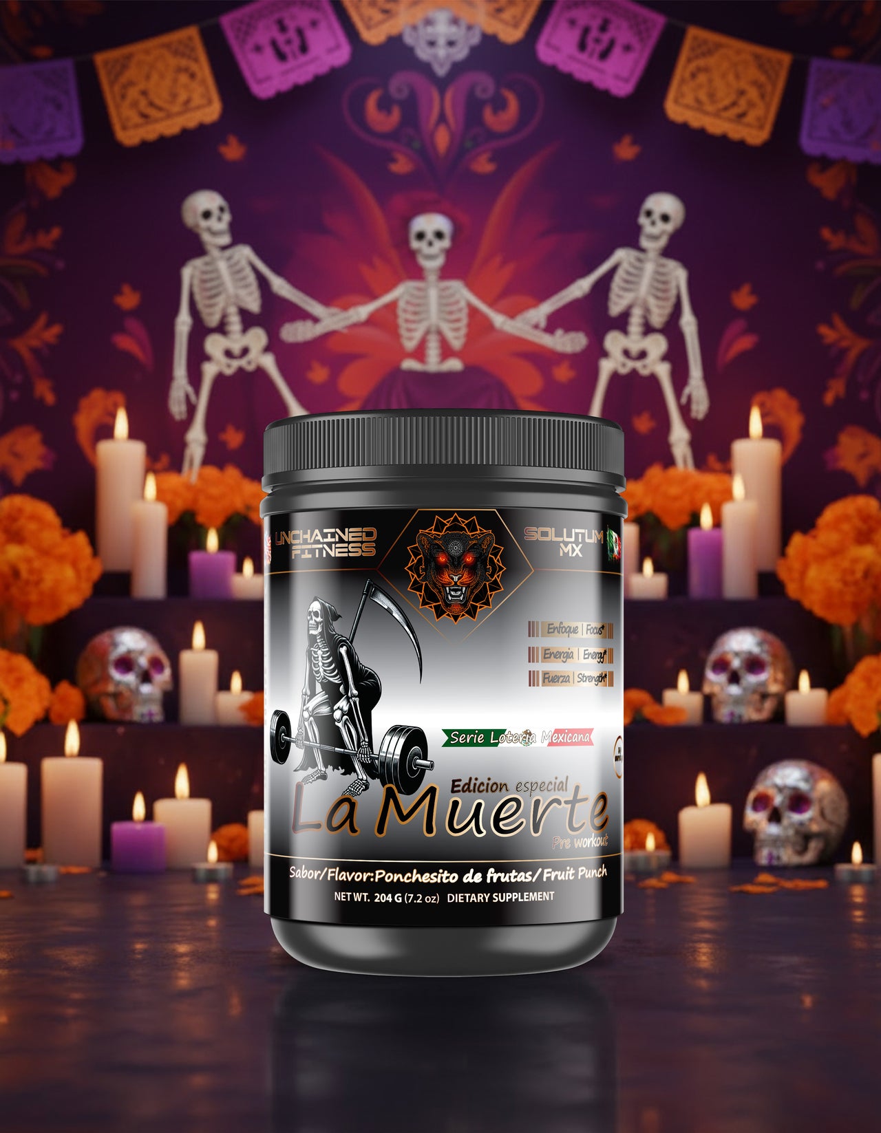 La Muerte Pre-Workout | Fruit Punch - Ponchecito de Frutas