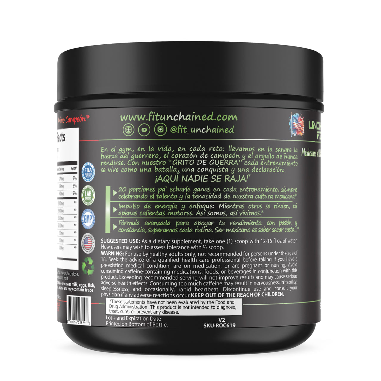 Grito de Guerra Pre-Workout | Grape - Uva Revolución