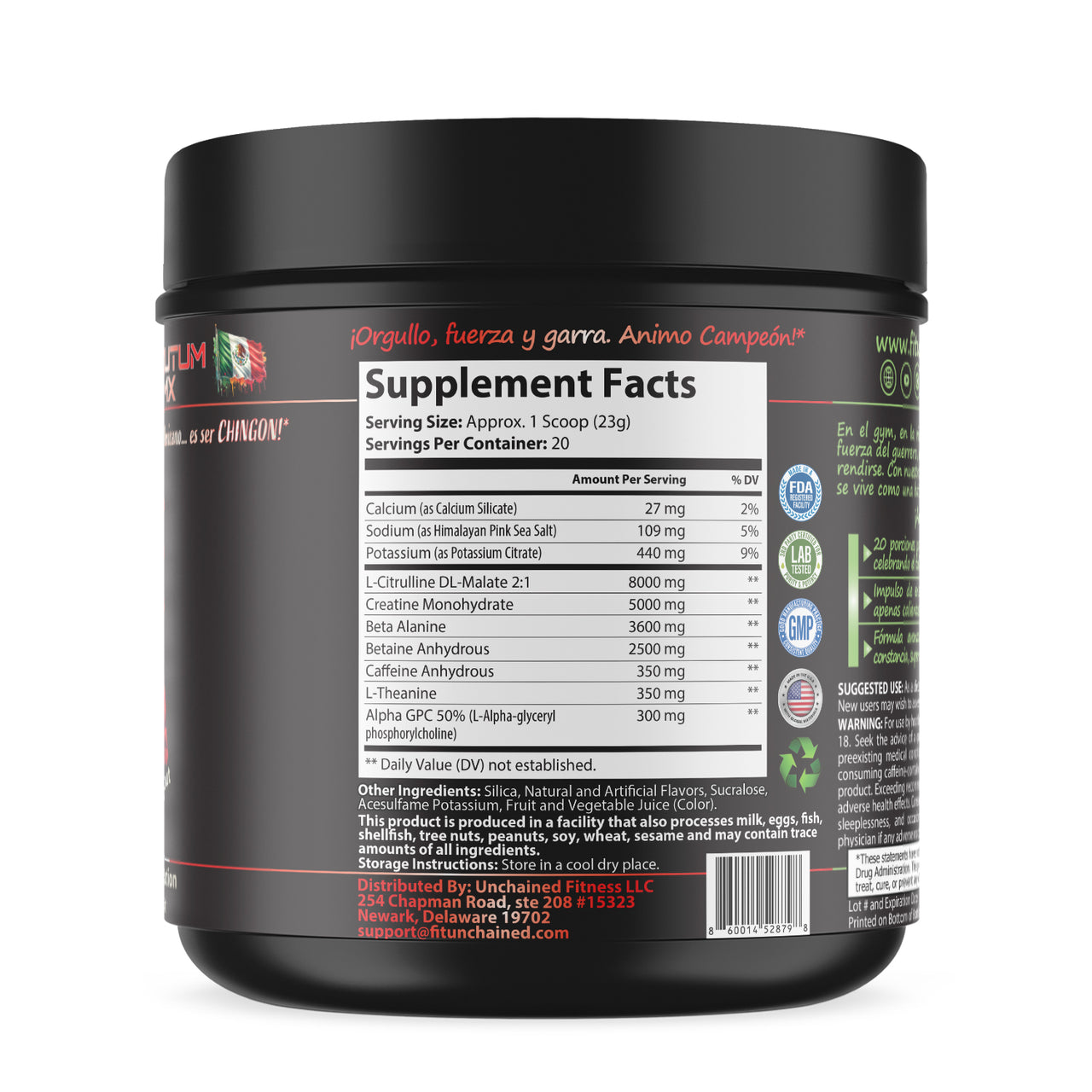 Grito de Guerra Pre-Workout | Grape - Uva Revolución