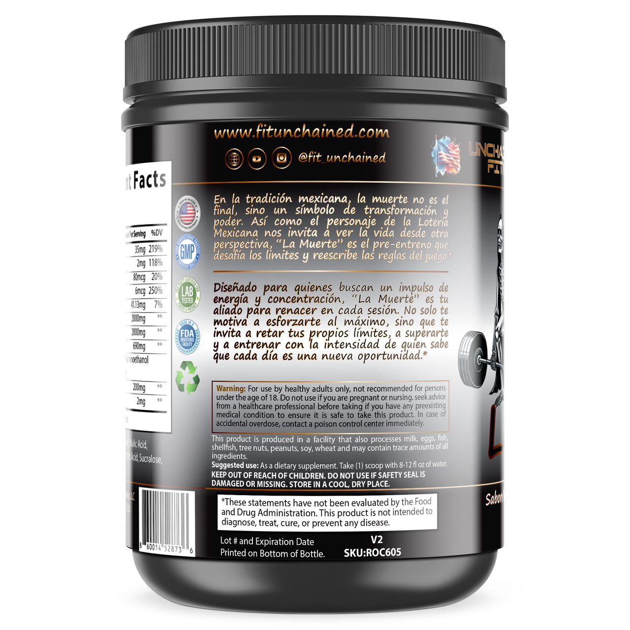 La Muerte Pre-Workout | Fruit Punch - Ponchecito de Frutas