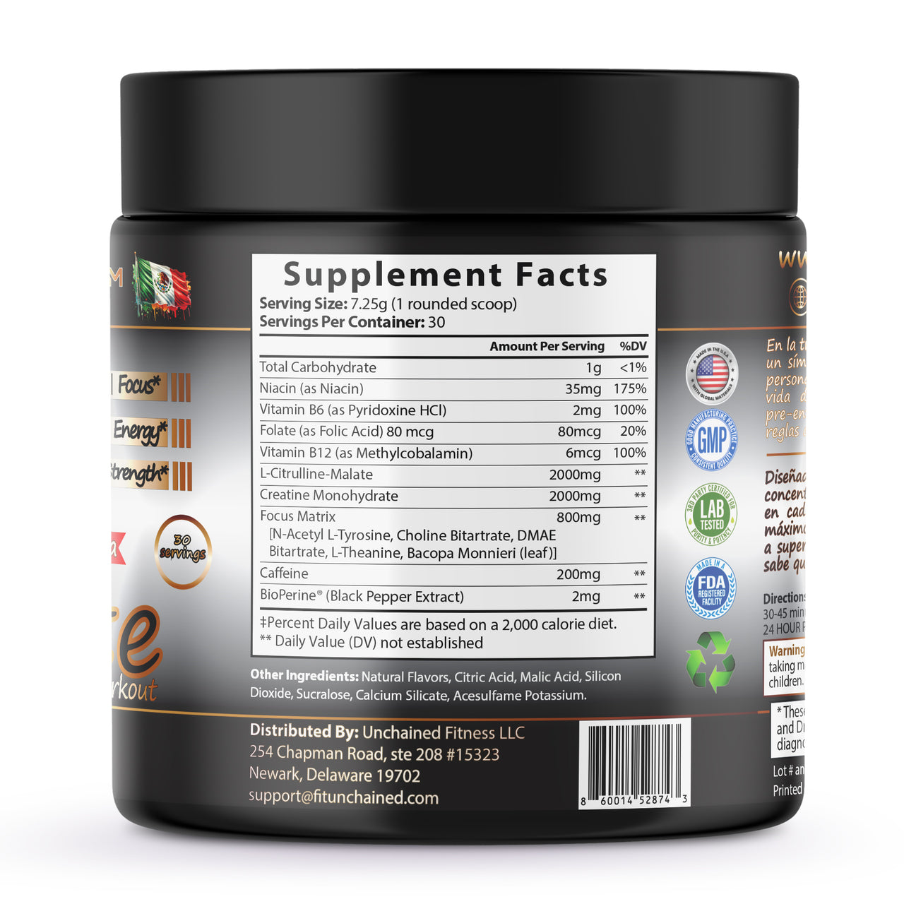 La Muerte Pre-Workout | Lemonade- Agüita de Limón