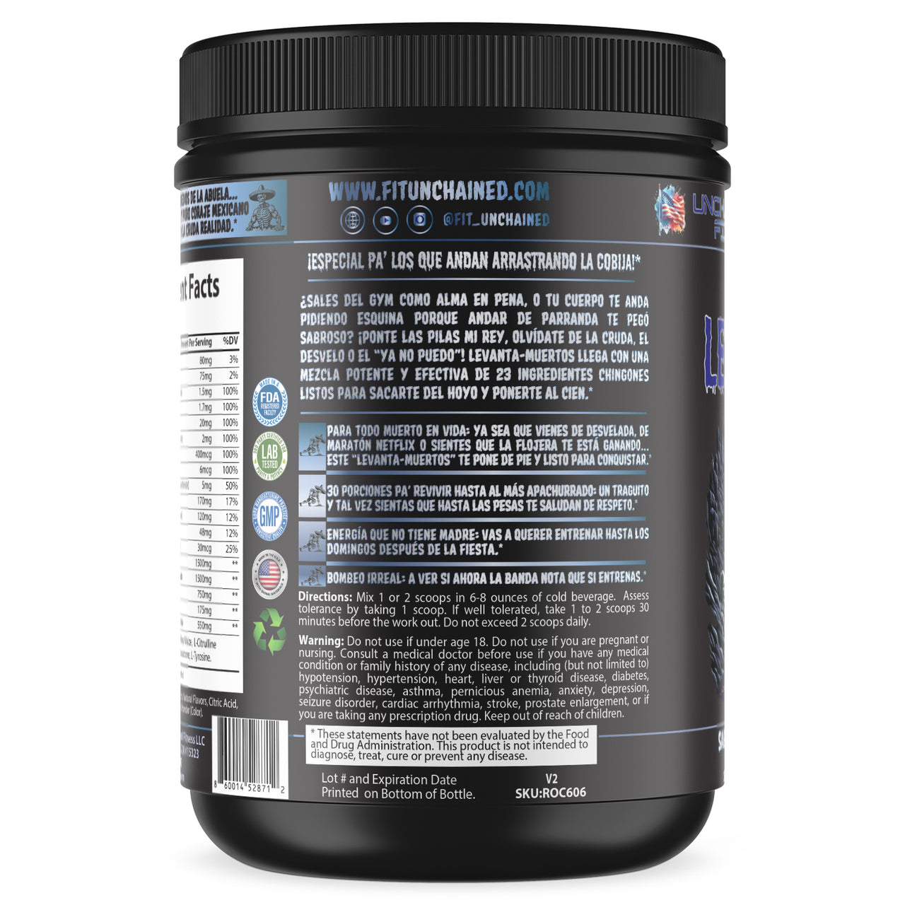 Levanta-Muertos Pre-Workout | watermelon - Sandia Ofrendas del Más Allá