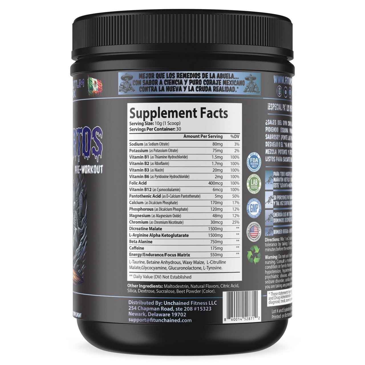 Levanta-Muertos Pre-Workout | watermelon - Sandia Ofrendas del Más Allá